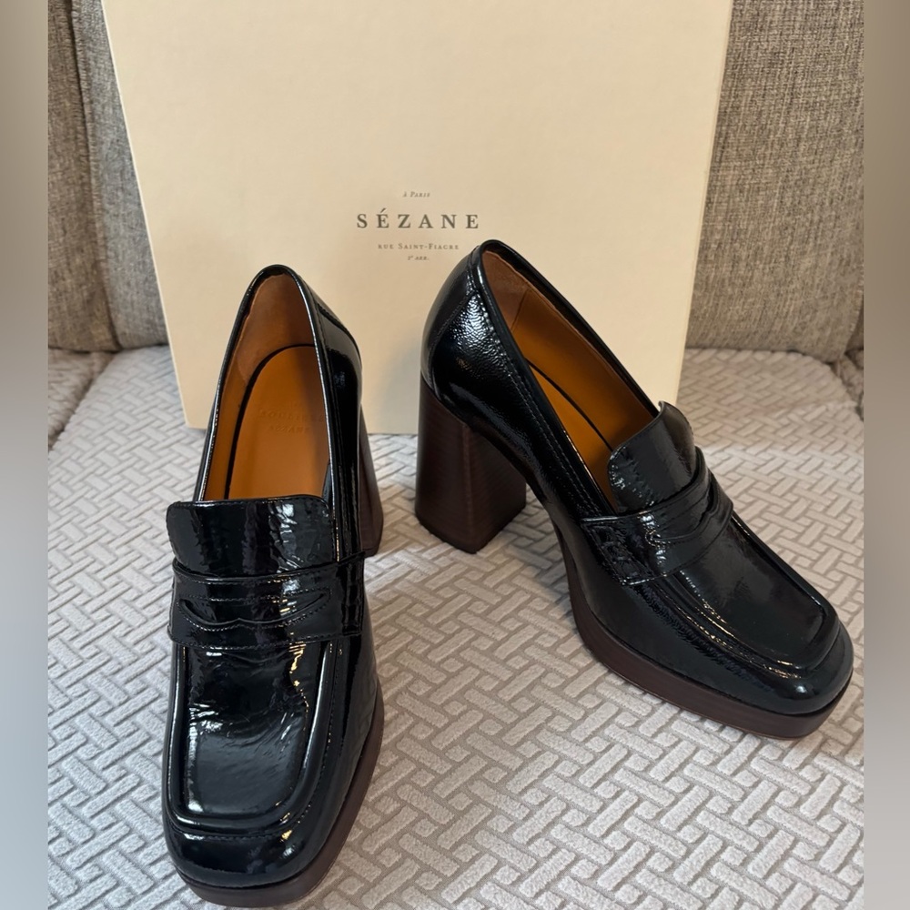 New💗💗Sézane Jessie high heeled loafer